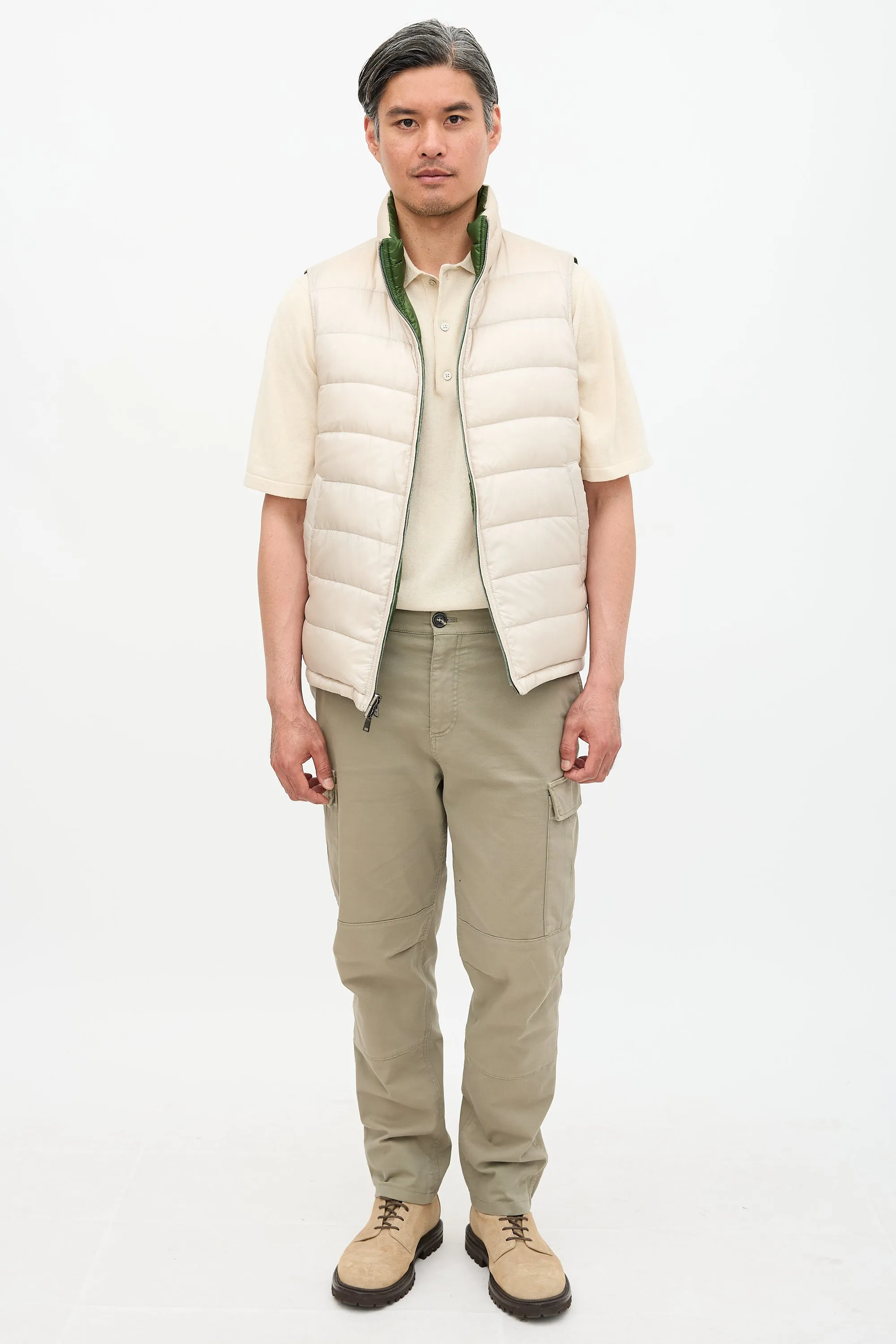 Down Reversible Puffer Vest sold by VSP Consignment
