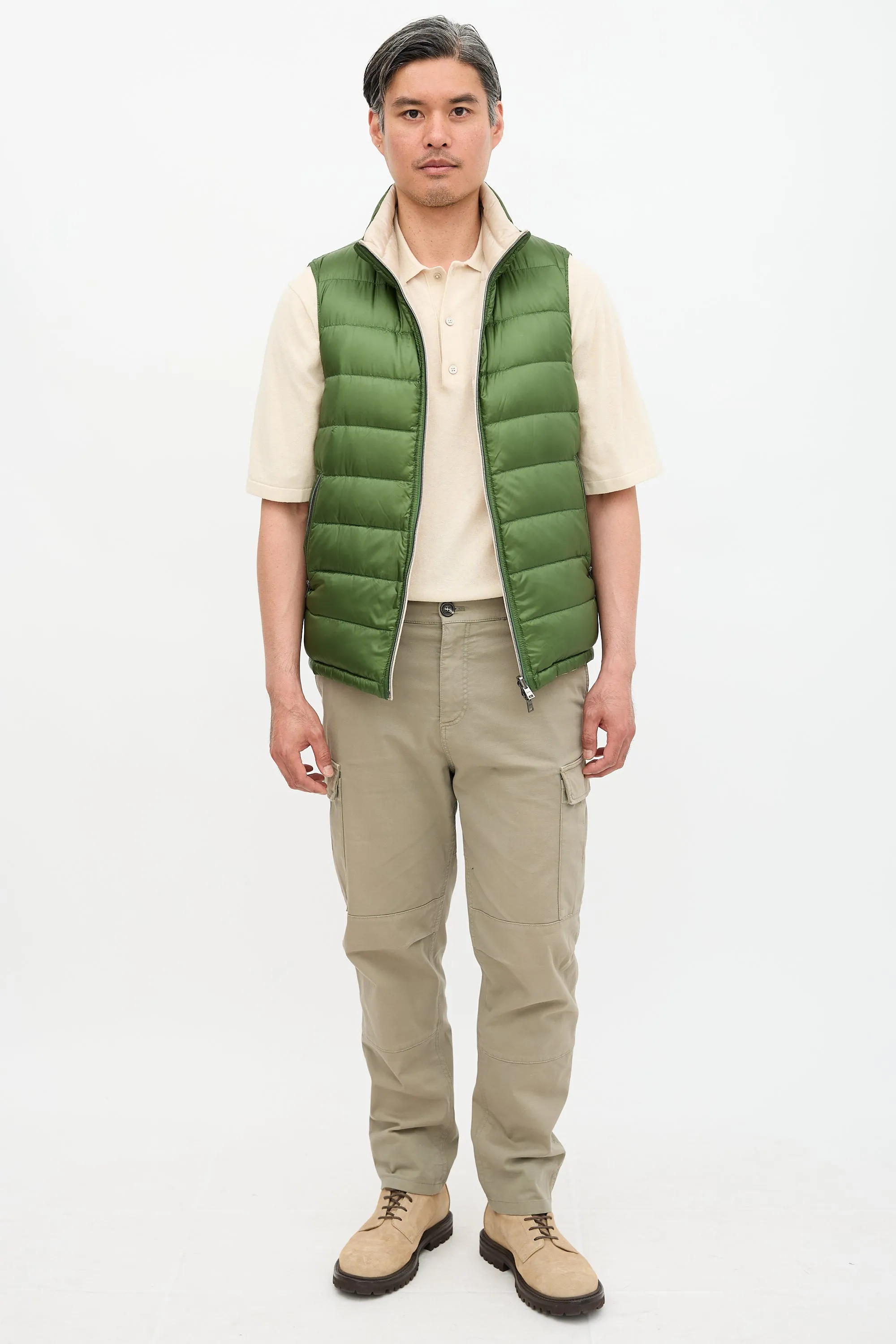 Down Reversible Puffer Vest sold by VSP Consignment product image thumbnail 4