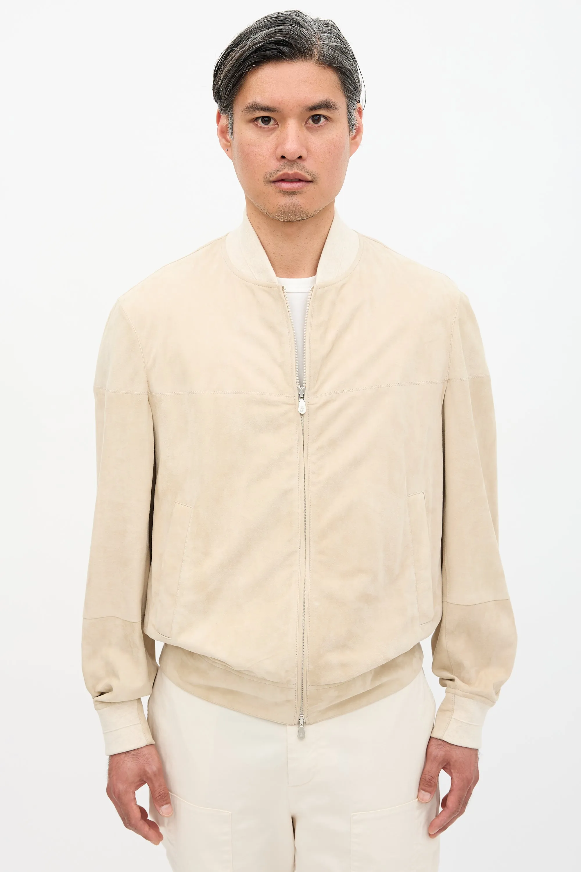 Suede Bomber Jacket sold by VSP Consignment