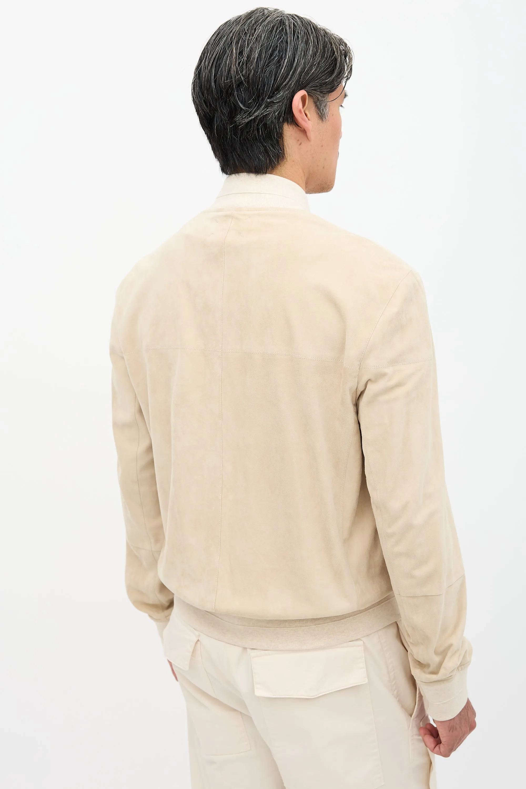 Suede Bomber Jacket sold by VSP Consignment product image thumbnail 5
