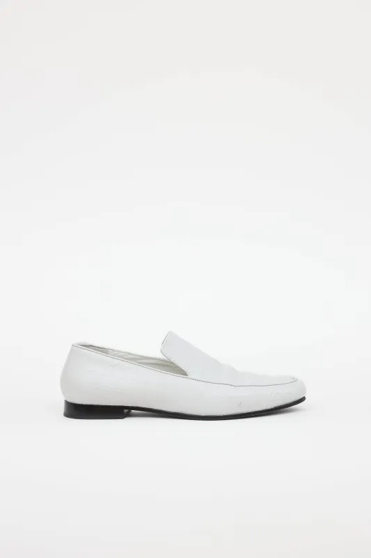 Leather The Oval Loafer made by Toteme