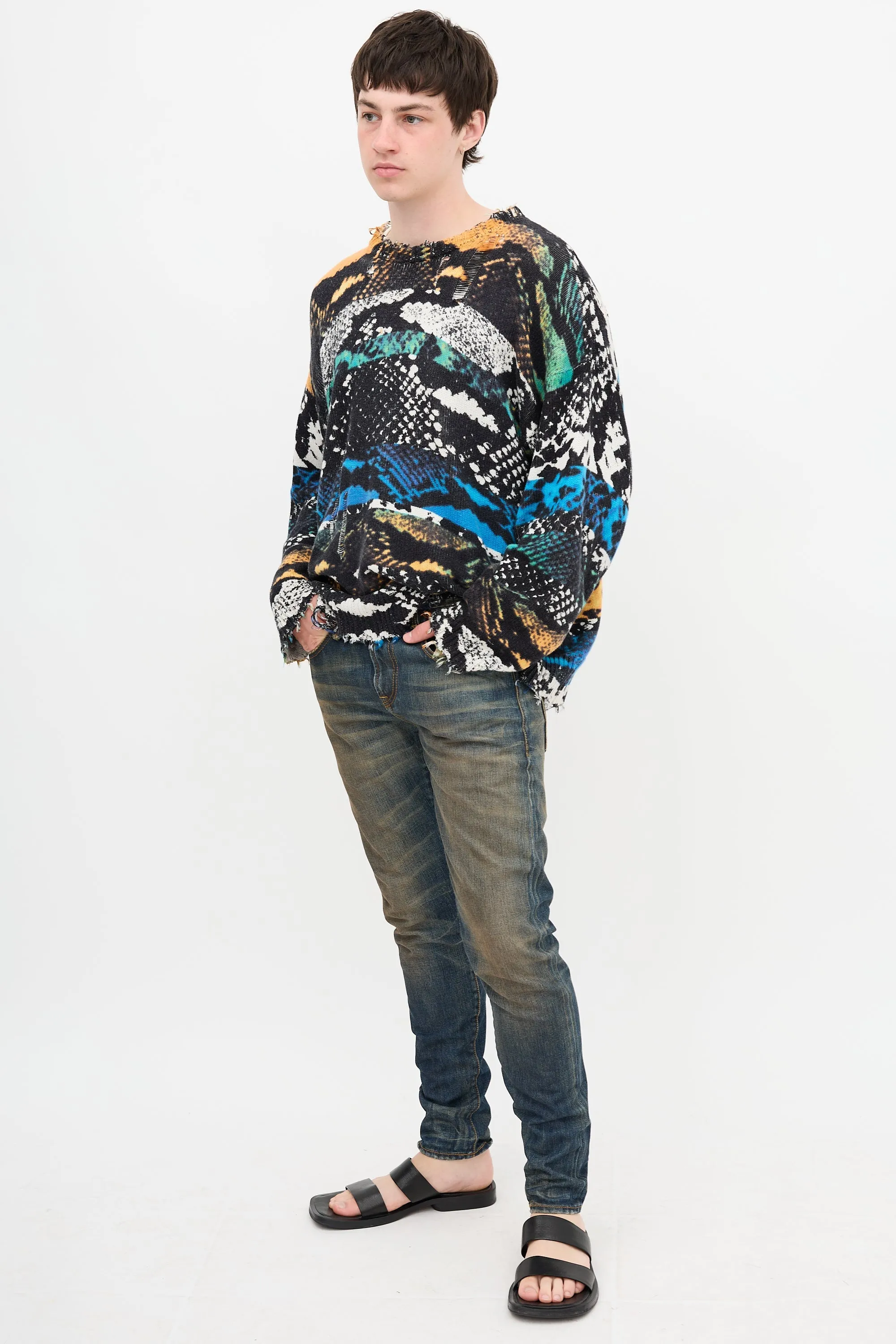 Distressed Boy Jeans sold by VSP Consignment product image thumbnail 2