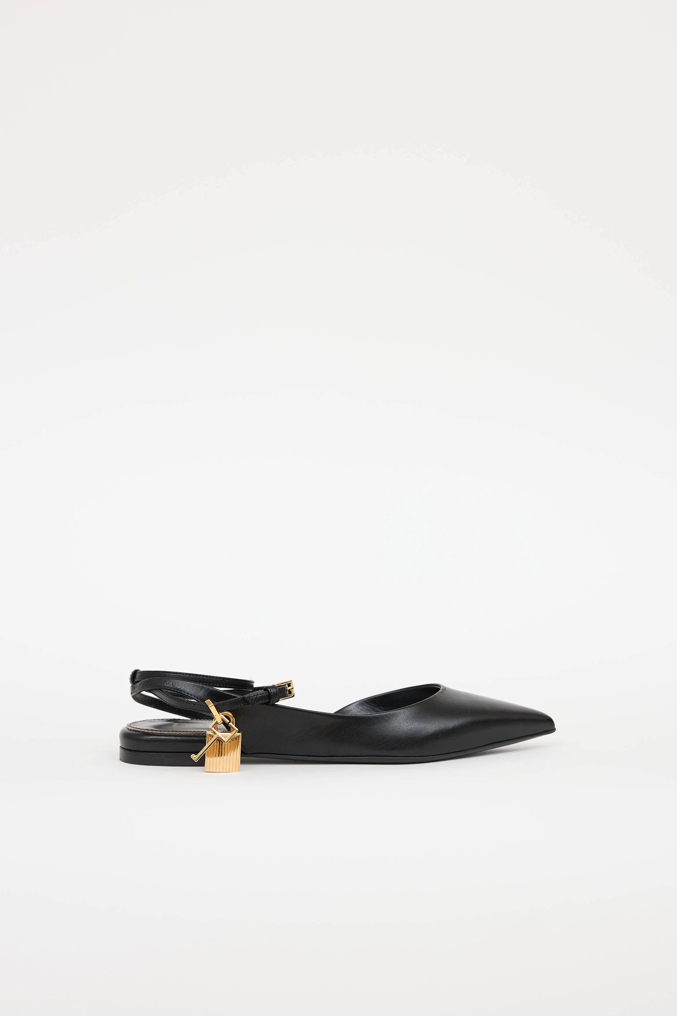 Padlock Slingback Flat sold by VSP Consignment