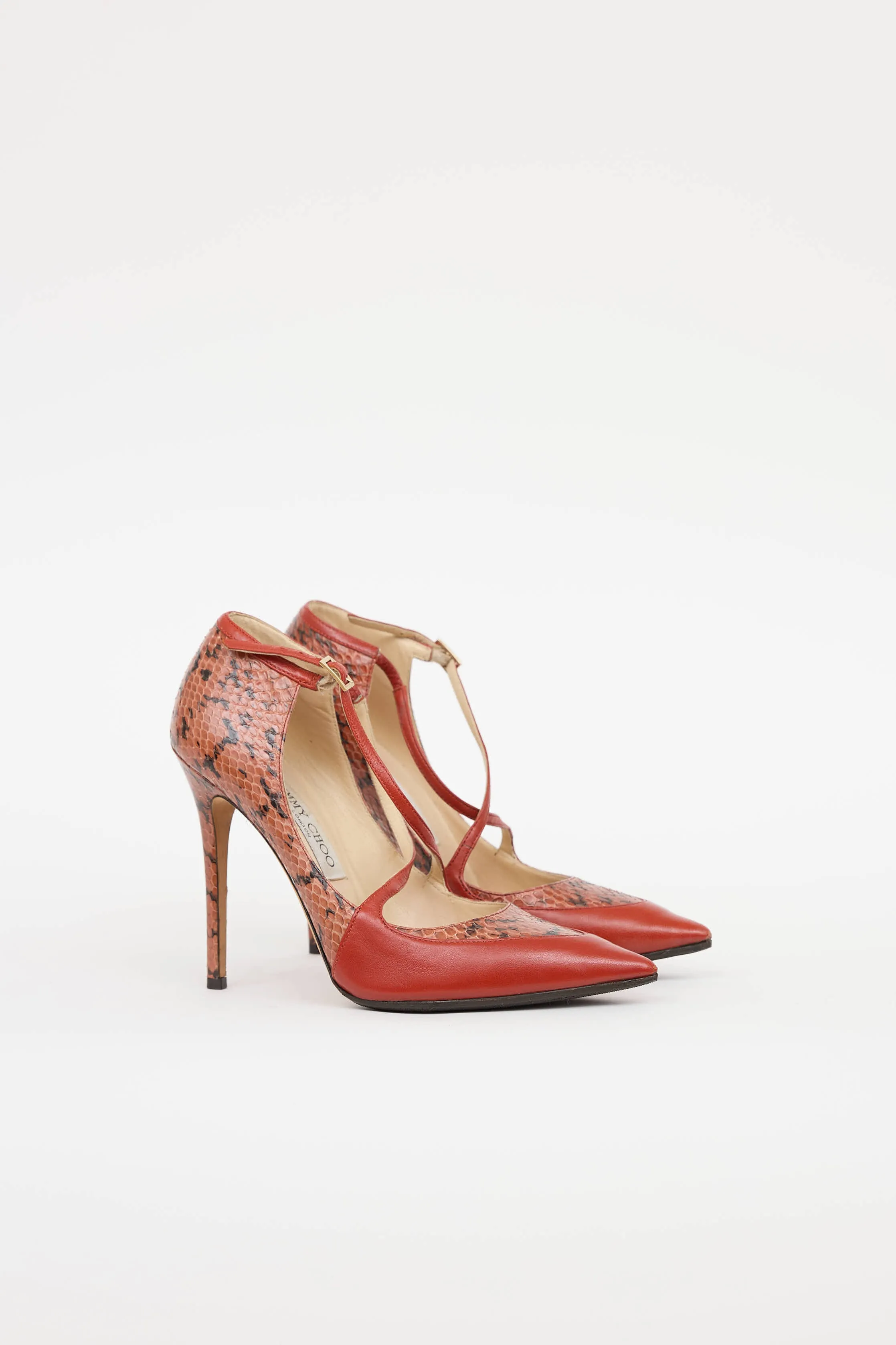 Leather Textured Pump sold by VSP Consignment product image thumbnail 2