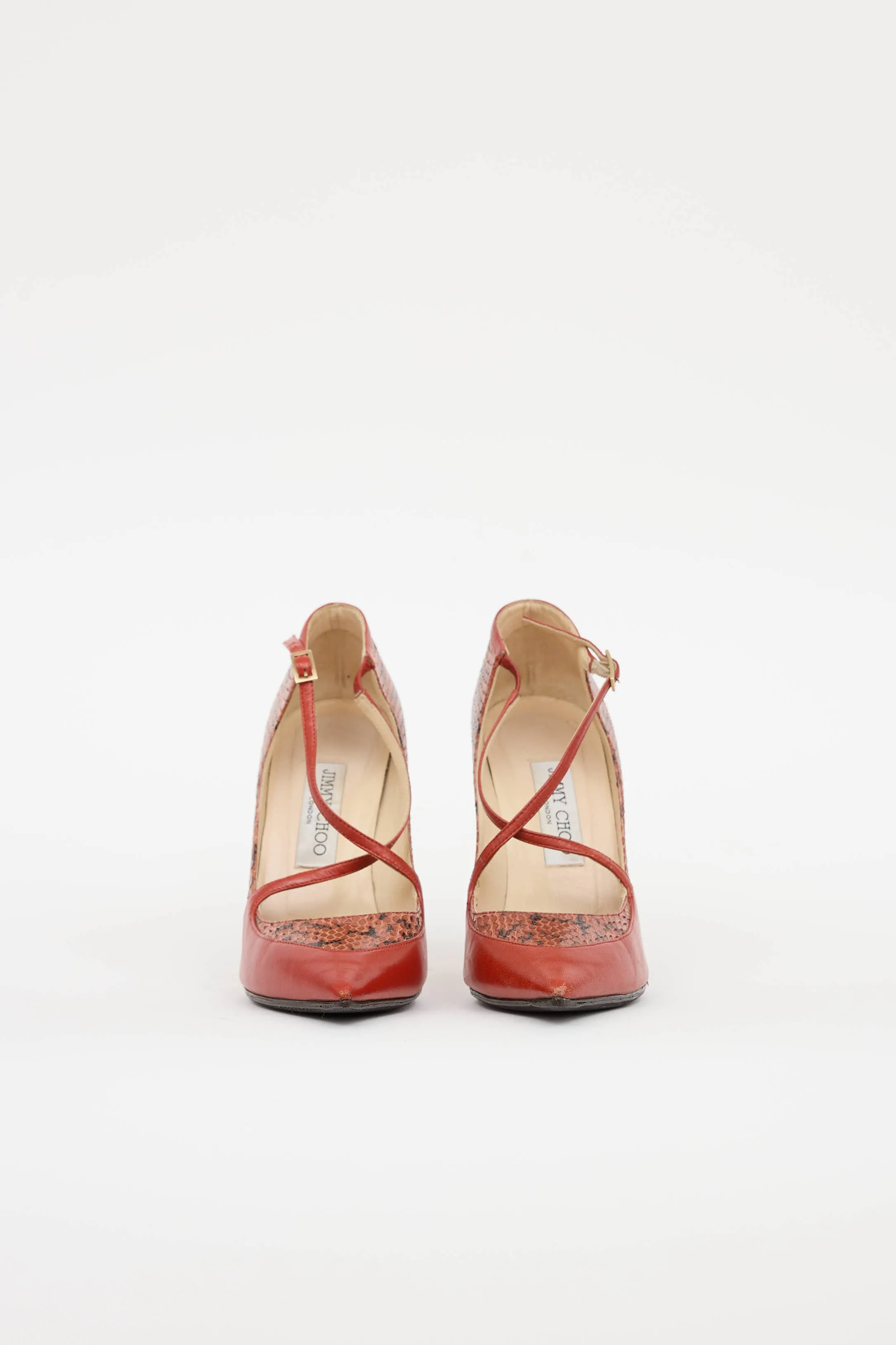 Leather Textured Pump sold by VSP Consignment product image thumbnail 3