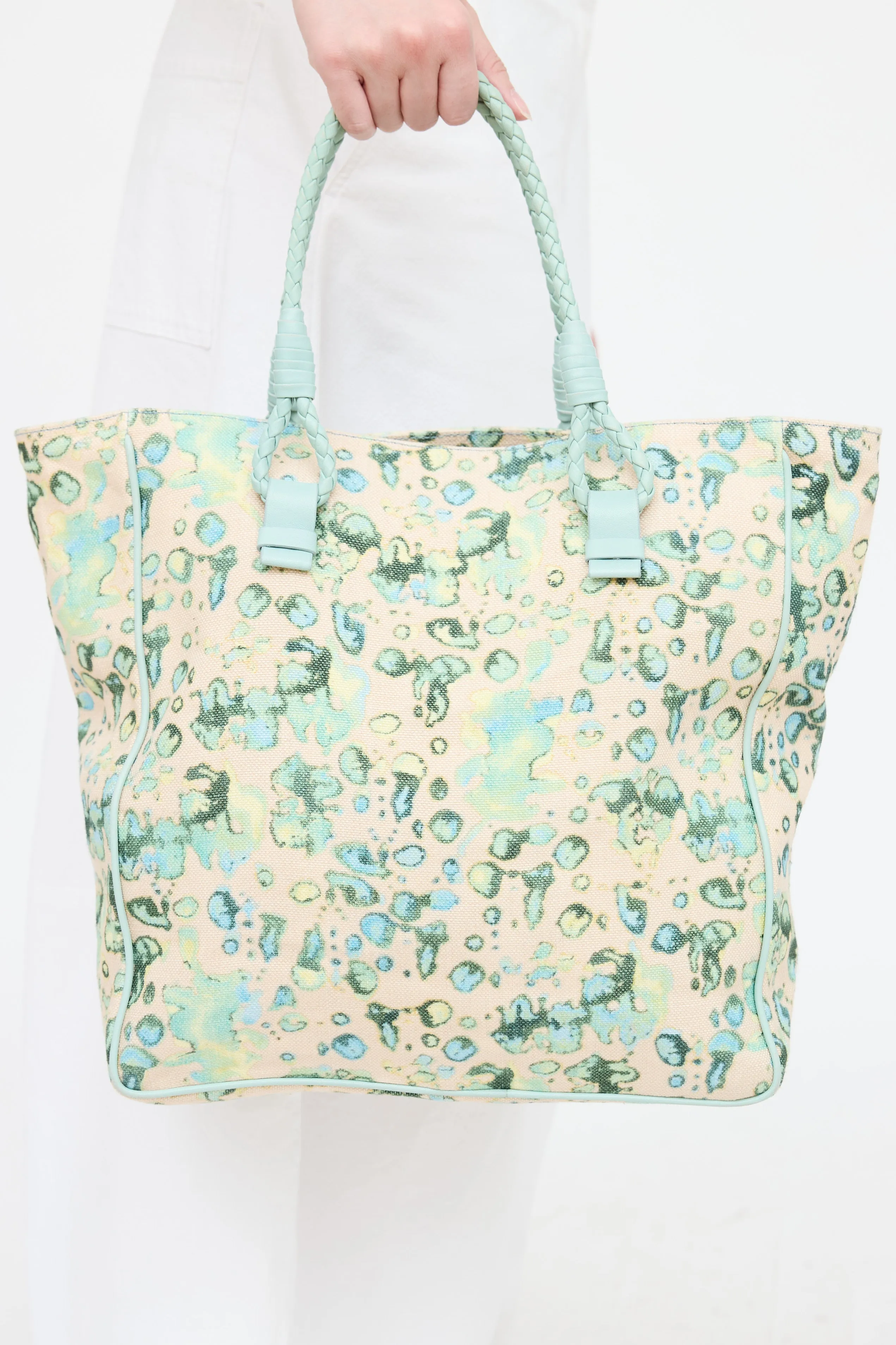 Printed Canvas Tote Bag sold by VSP Consignment product image thumbnail 4