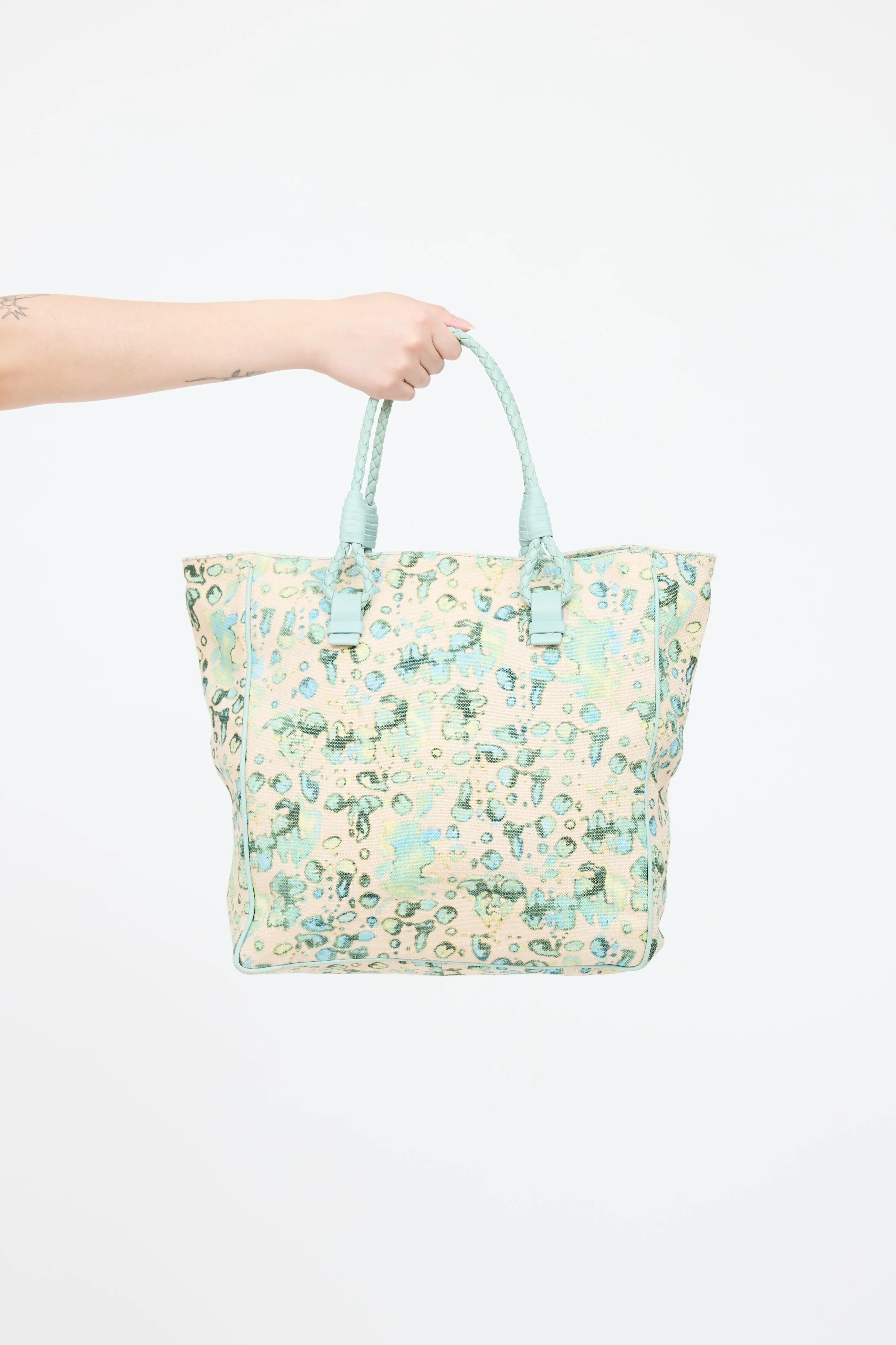 Printed Canvas Tote Bag sold by VSP Consignment product image thumbnail 2