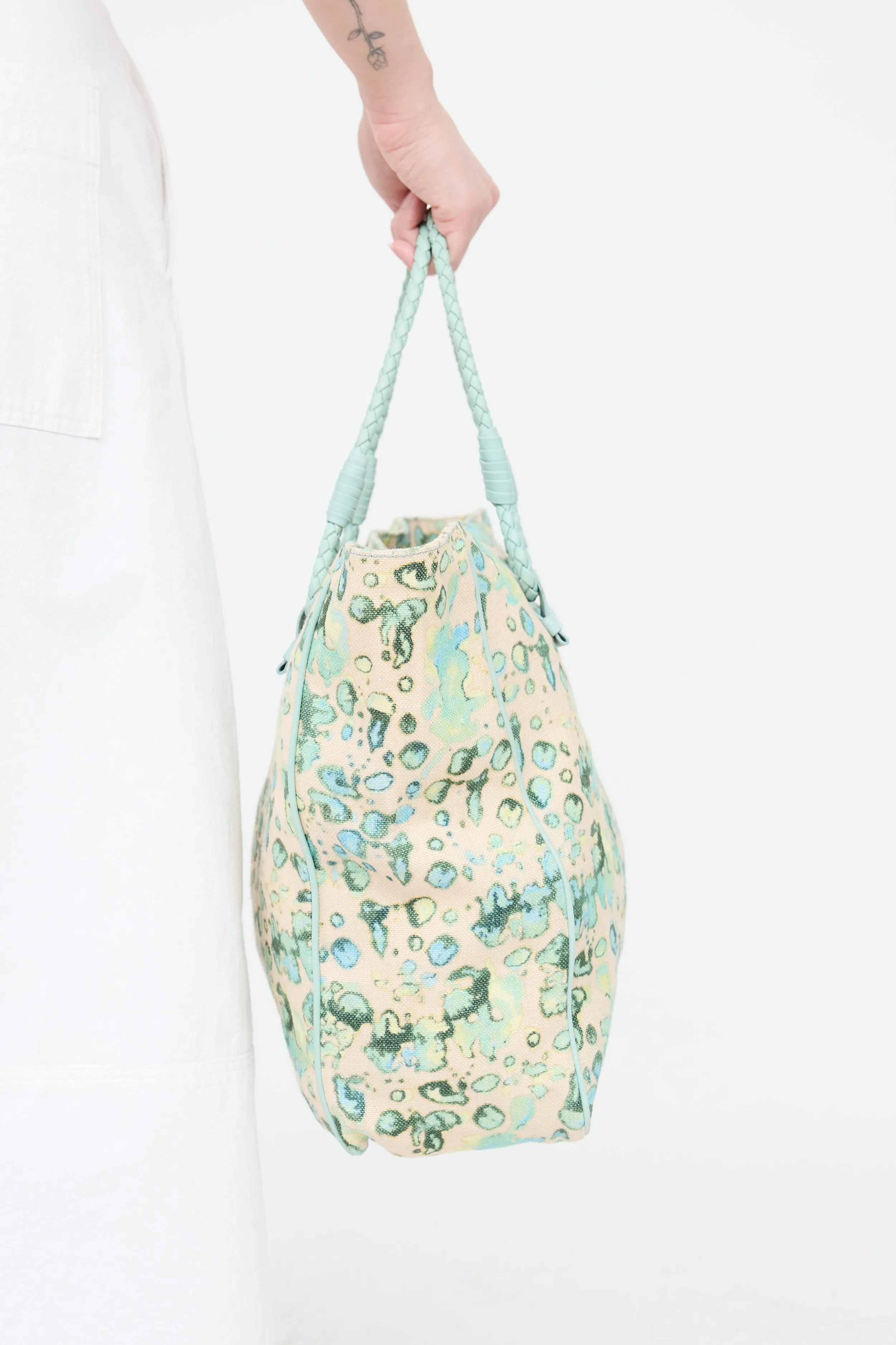 Printed Canvas Tote Bag sold by VSP Consignment product image thumbnail 5