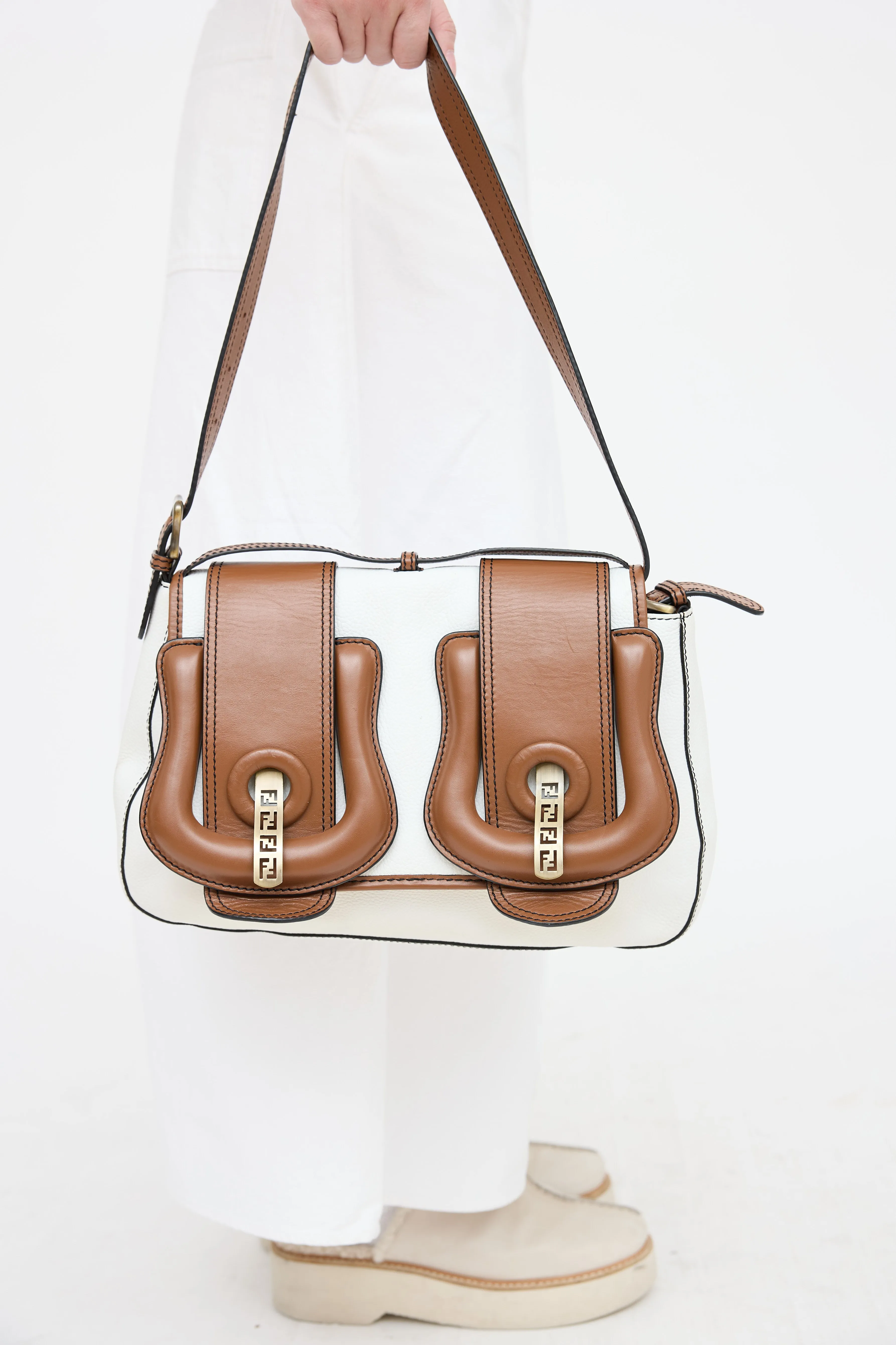 B Buckle Shoulder Bag sold by VSP Consignment product image thumbnail 4