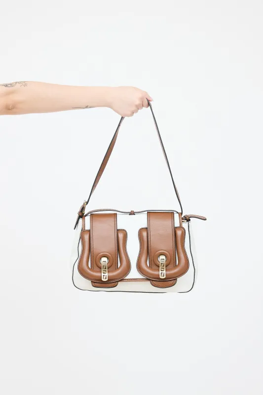 B Buckle Shoulder Bag sold by VSP Consignment