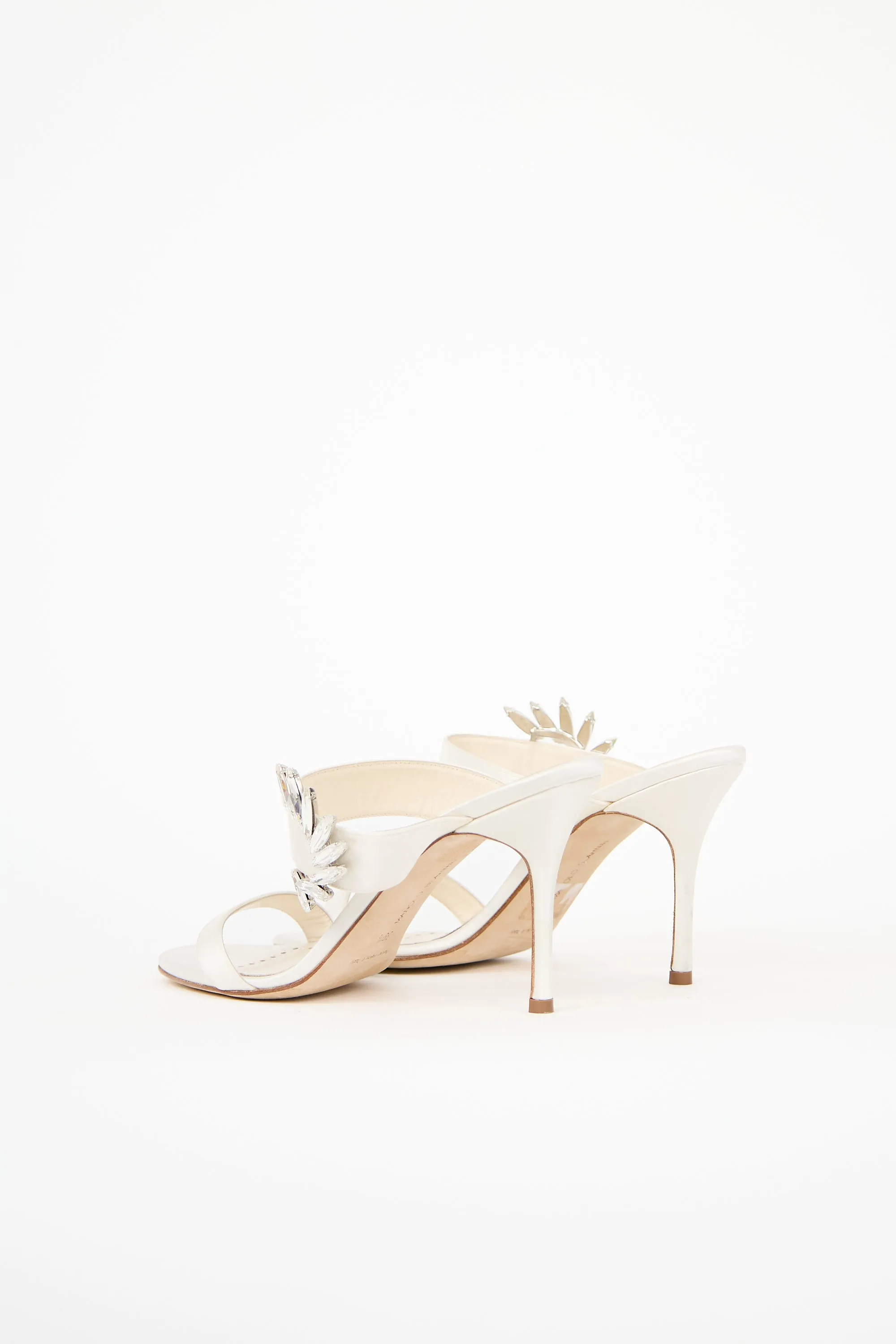 Satin Embellished Chivela Heel sold by VSP Consignment product image thumbnail 4