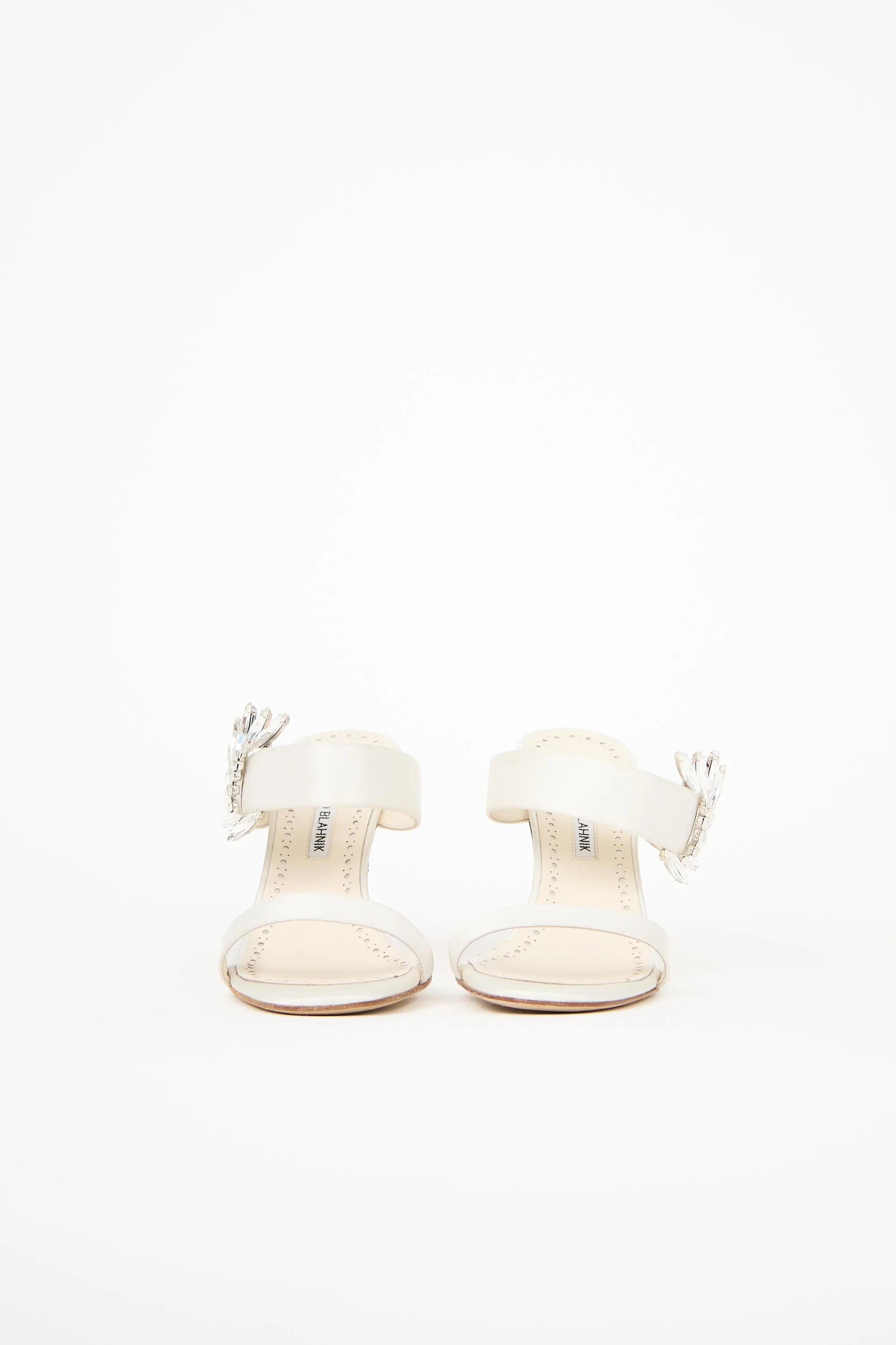 Satin Embellished Chivela Heel sold by VSP Consignment product image thumbnail 3