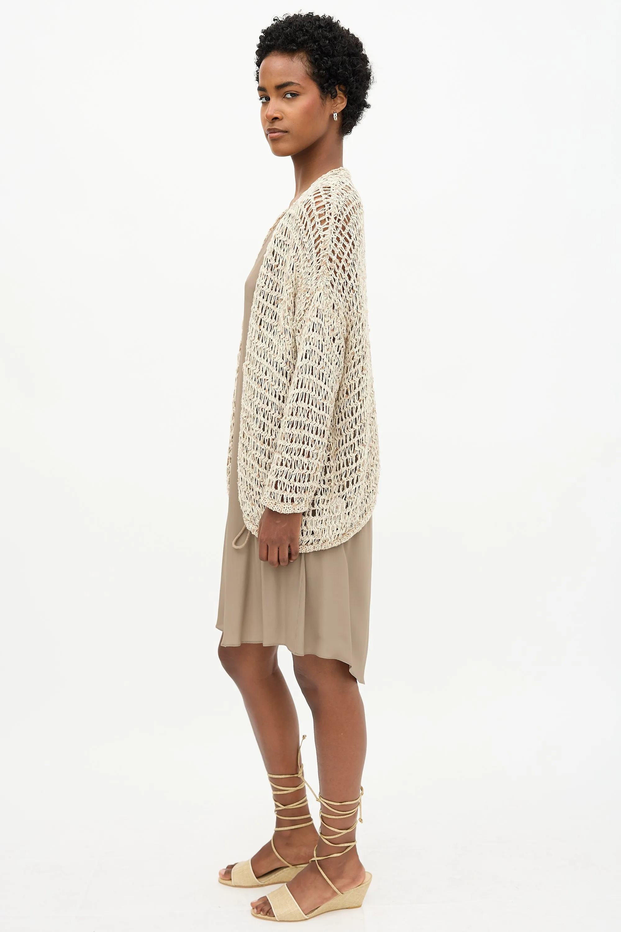 Crochet Sequin Cardigan sold by VSP Consignment product image thumbnail 4