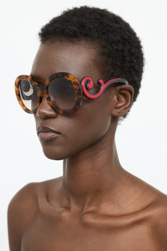 SPR08T Minimal Baroque Sunglasses made by Prada