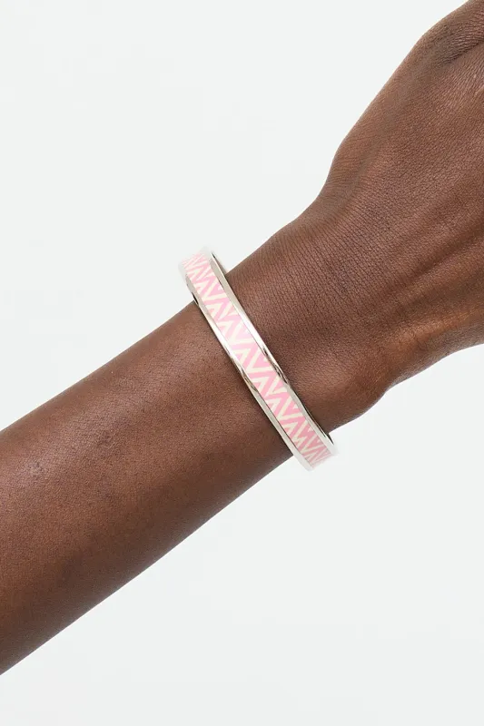 Zig Zag Enamel Bangle sold by VSP Consignment