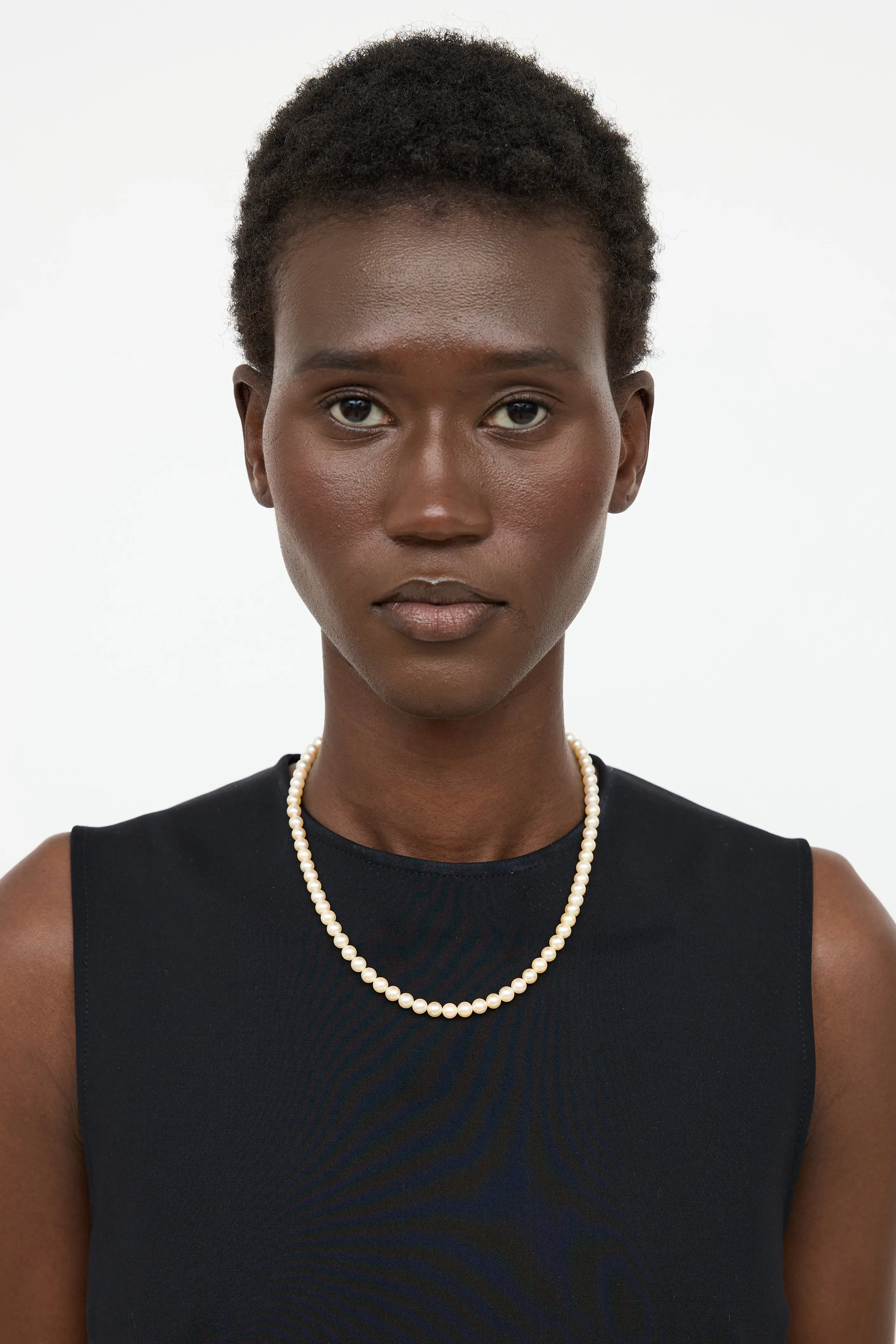 9K Yellow Gold Akoya Pearl Necklace sold by VSP Consignment product image thumbnail 2