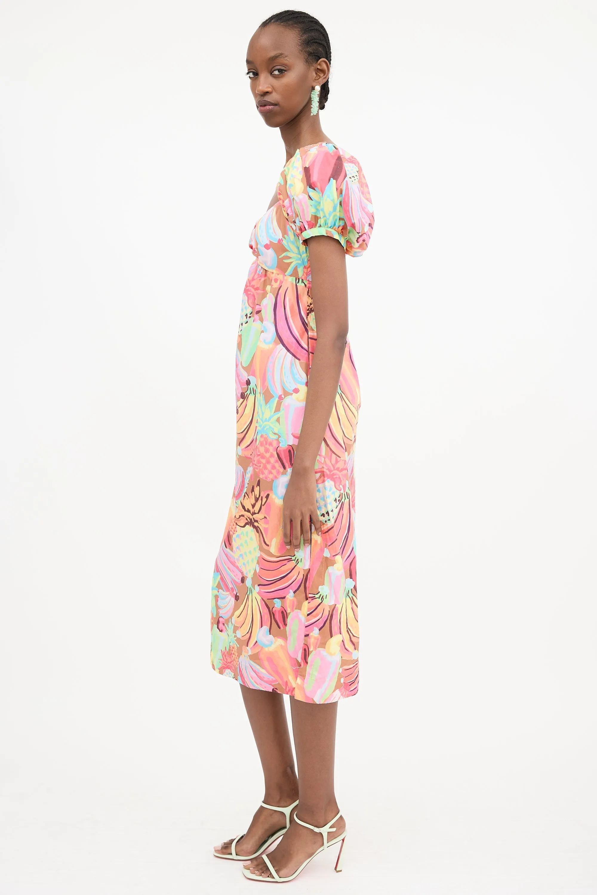 Fruit Salad Printed Dress sold by VSP Consignment product image thumbnail 4