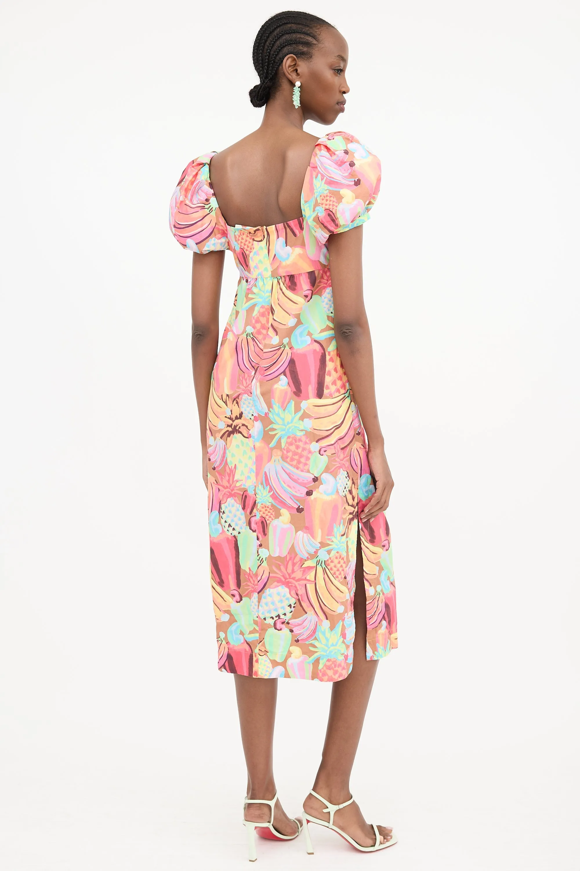 Fruit Salad Printed Dress sold by VSP Consignment product image thumbnail 5