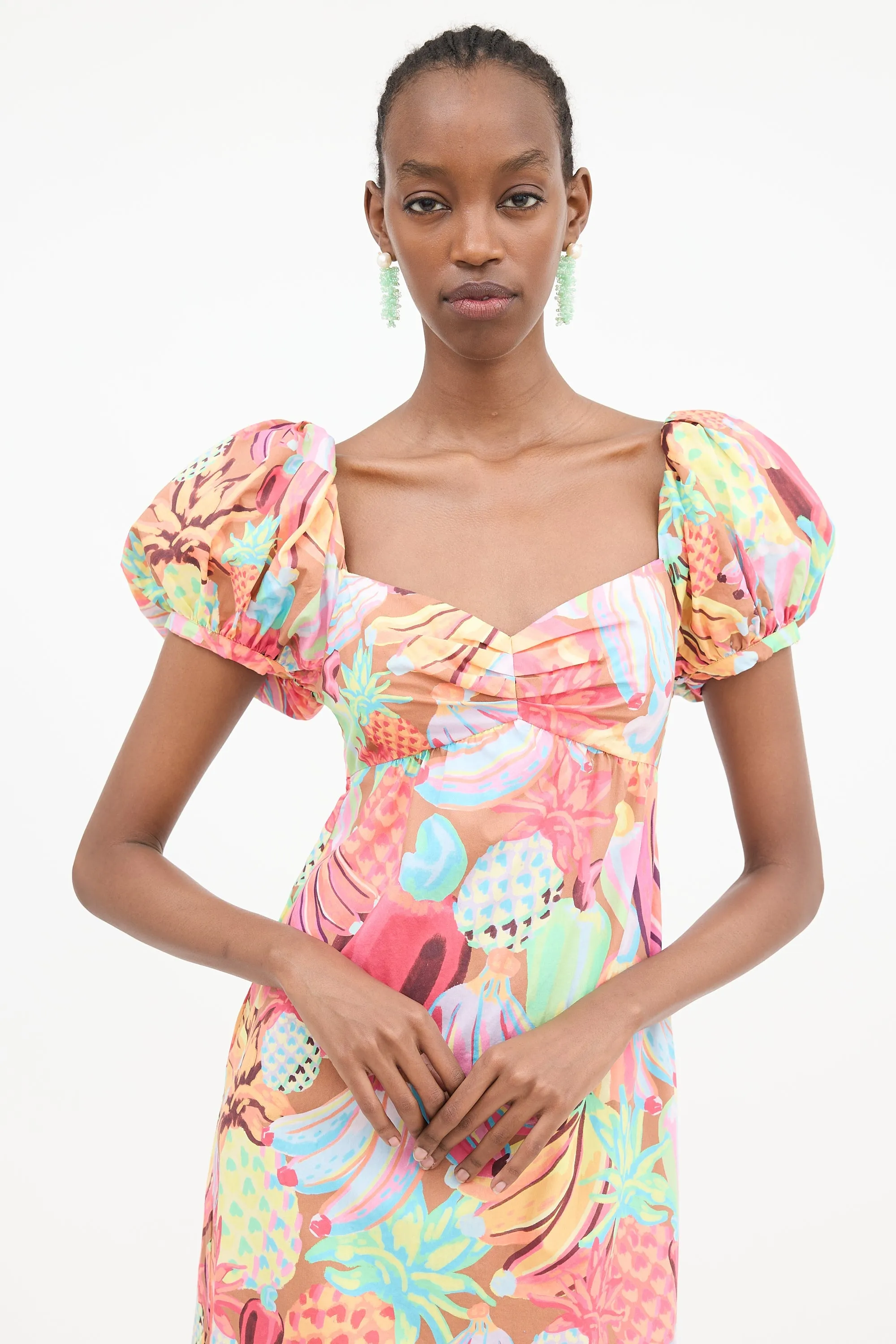 Fruit Salad Printed Dress sold by VSP Consignment product image thumbnail 2