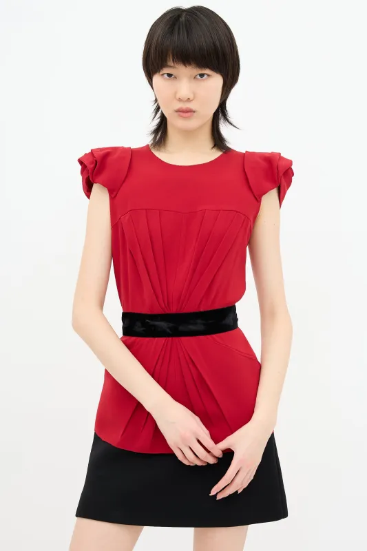 Pleated Top sold by VSP Consignment