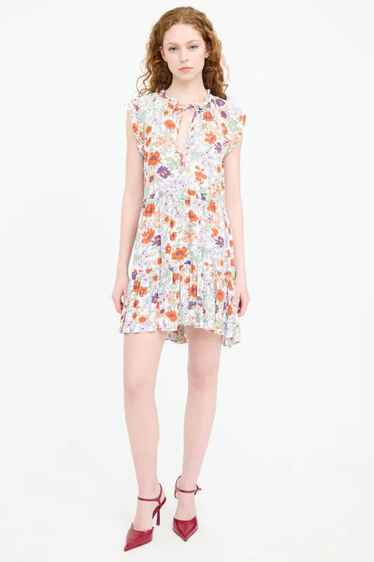 Floral Ruffled Dress sold by VSP Consignment