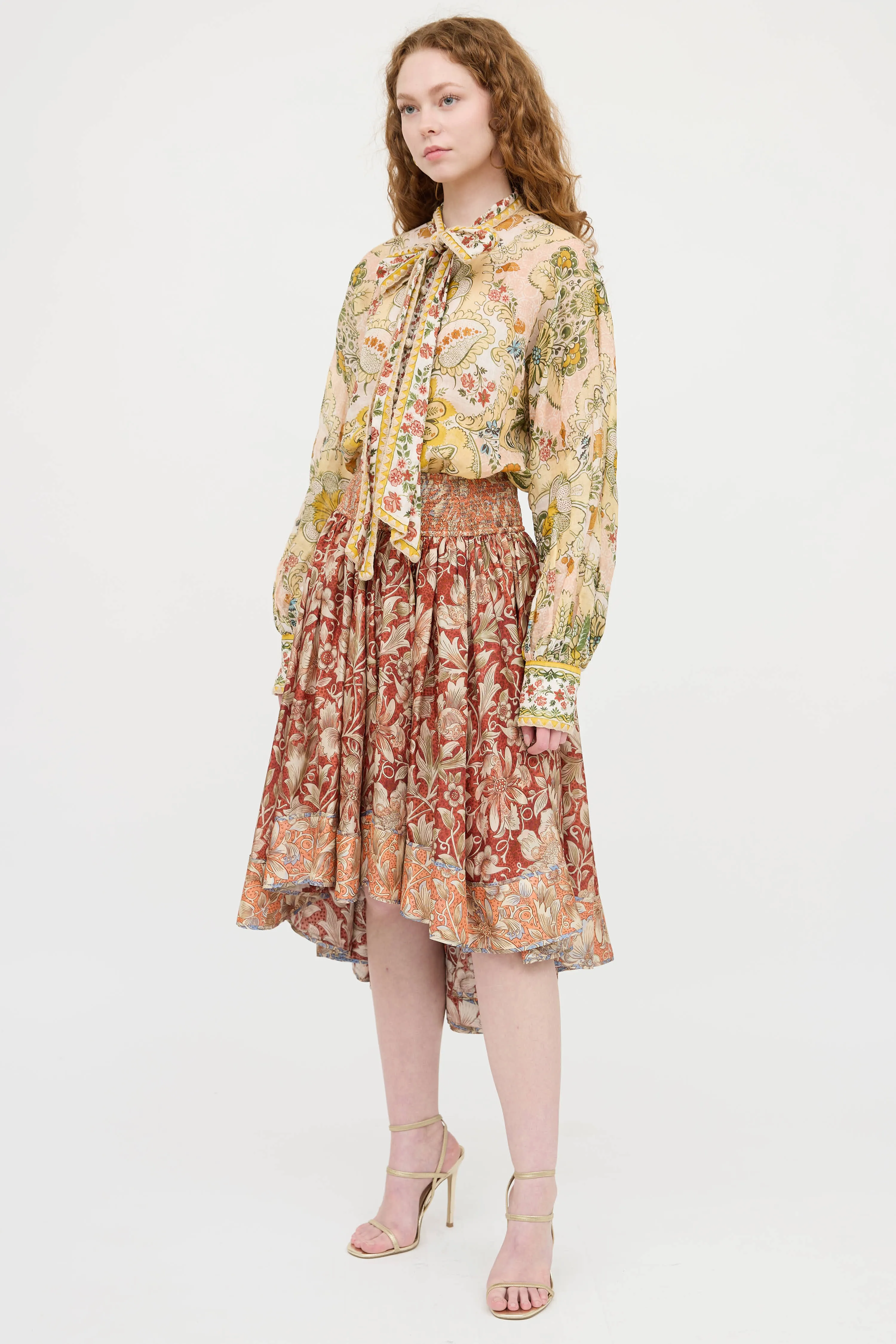 Paisley Bow Button Up Top sold by VSP Consignment product image thumbnail 5