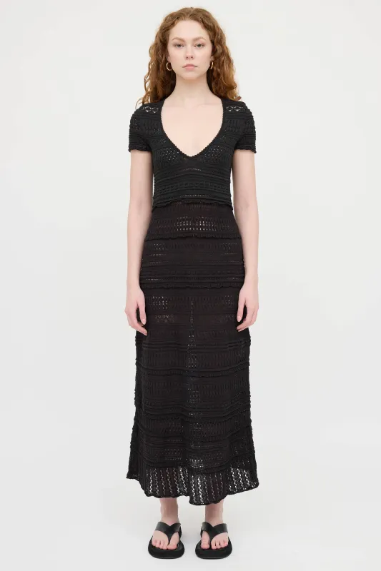 Crochet Maxi Dress sold by VSP Consignment