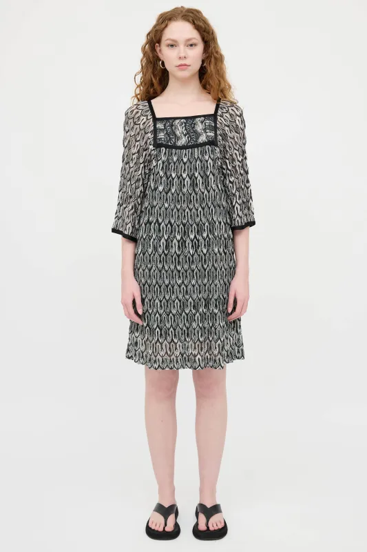 Sequin Wave Knit Dress made by Missoni