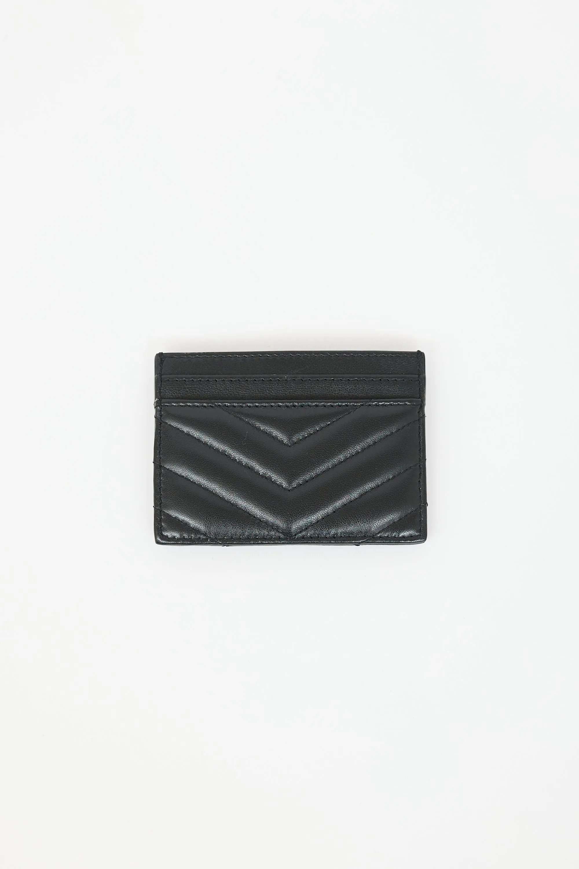 Leather Cassandre Card Holder sold by VSP Consignment product image thumbnail 2