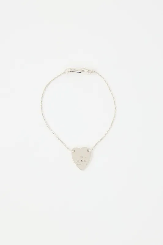 Sterling Silver Heart Bracelet sold by VSP Consignment