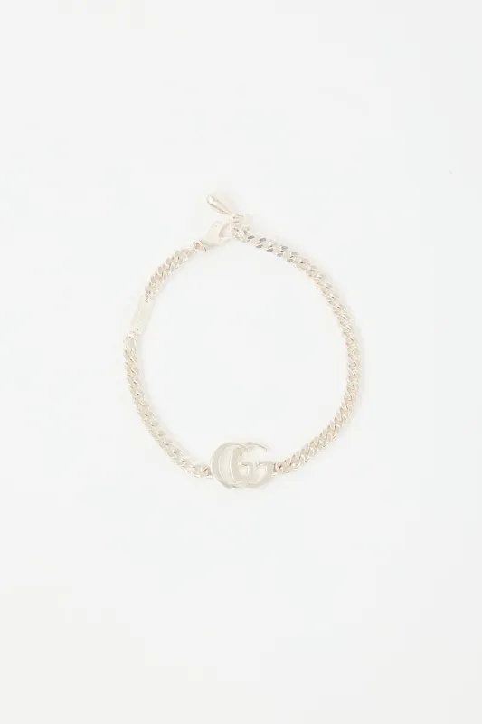 Sterling Silver GG Marmont Bracelet sold by VSP Consignment