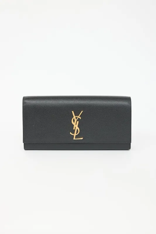 Leather Kate Cassandre Clutch sold by VSP Consignment