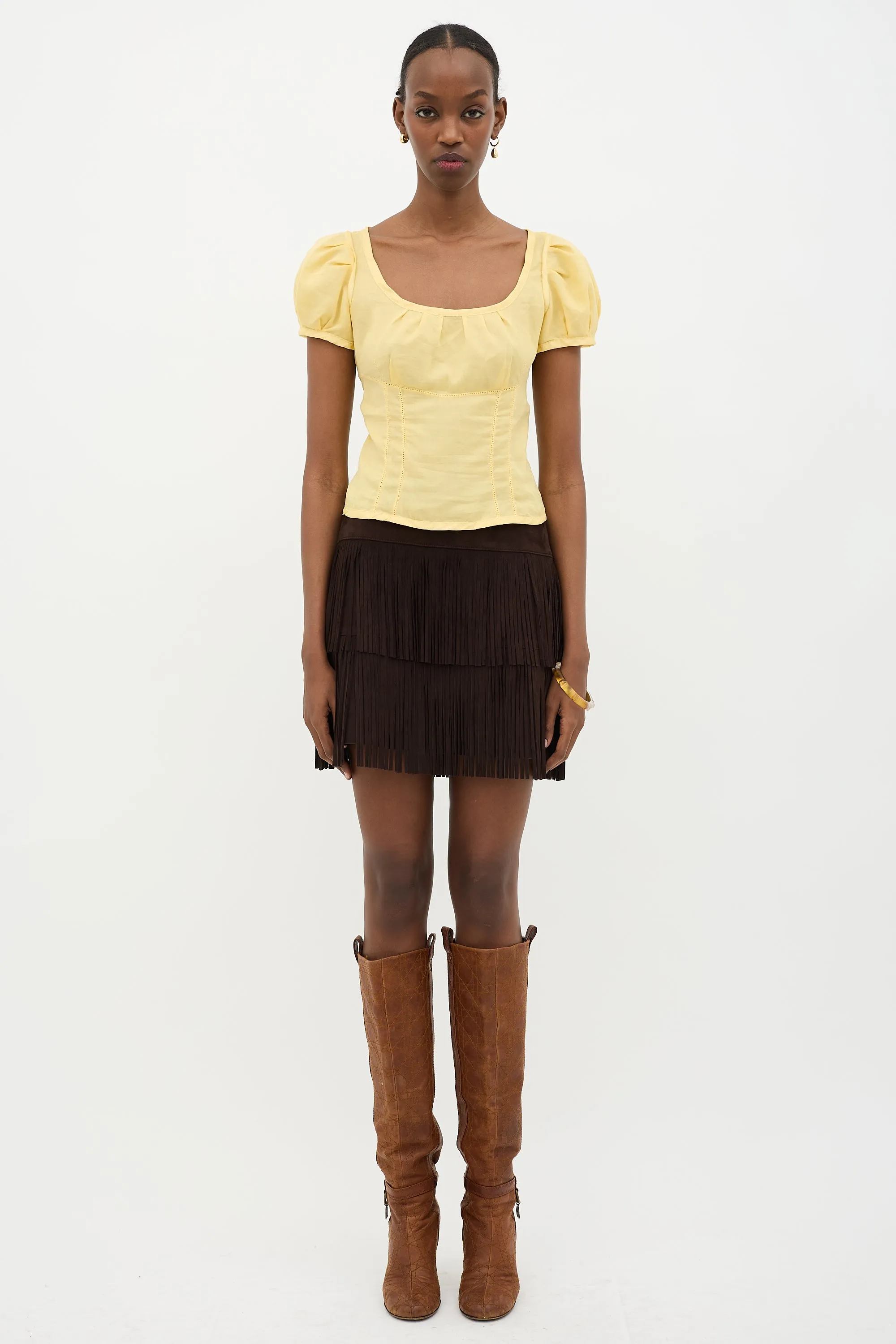 Puff Sleeve Top sold by VSP Consignment product image thumbnail 2