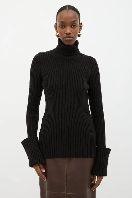 Wool Open Back Sweater sold by VSP Consignment