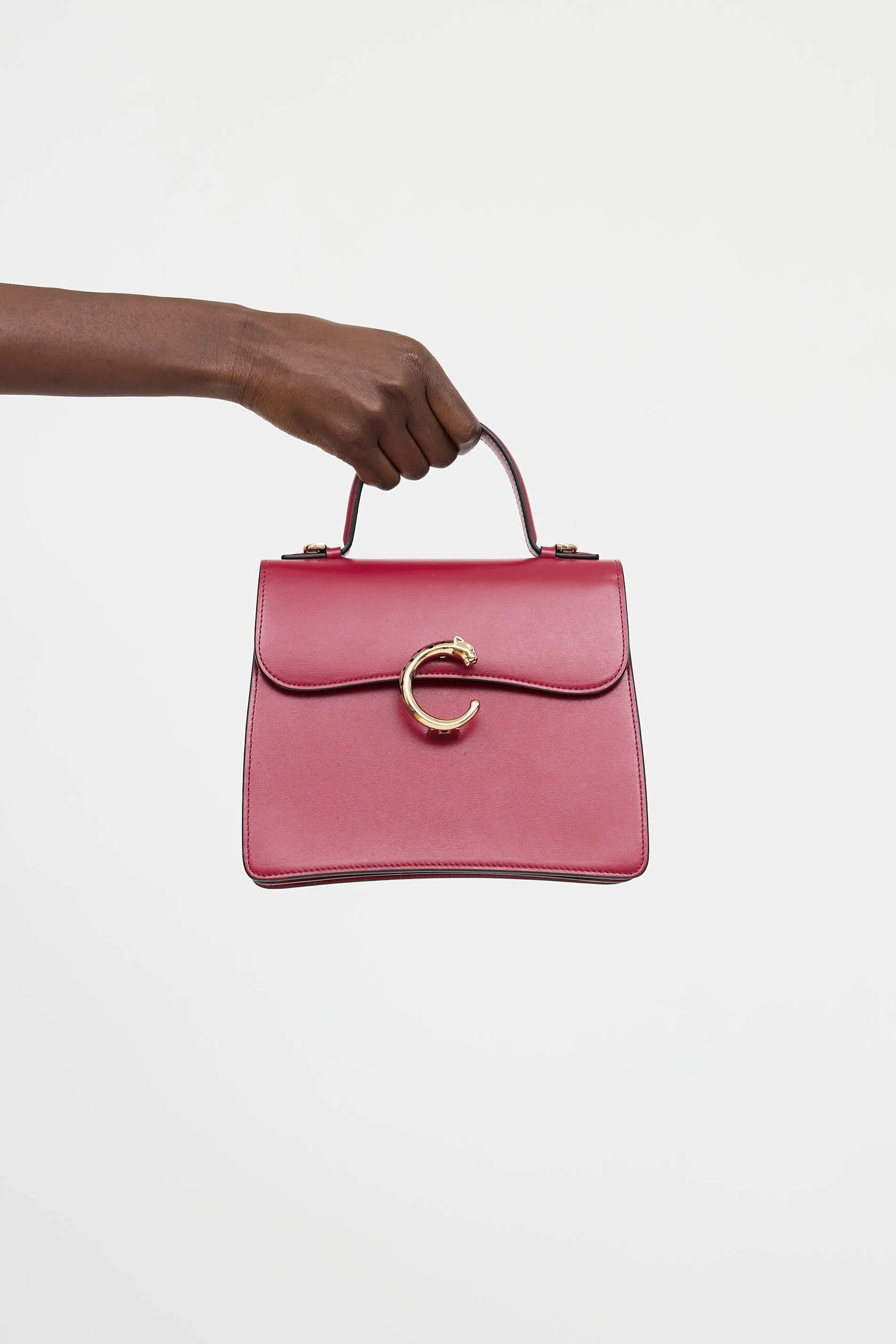 Leather Panthere Flap Bag sold by VSP Consignment