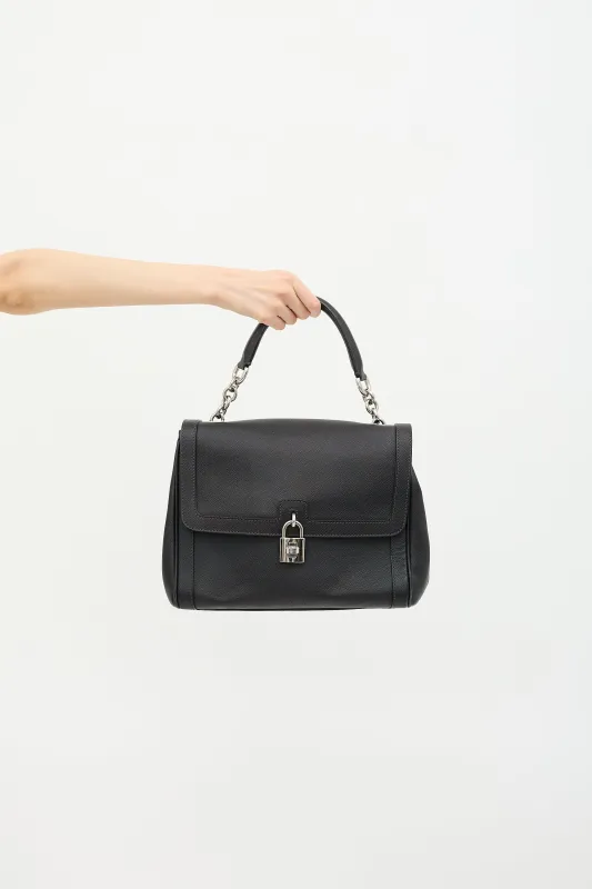 Leather Padlock Bag sold by VSP Consignment