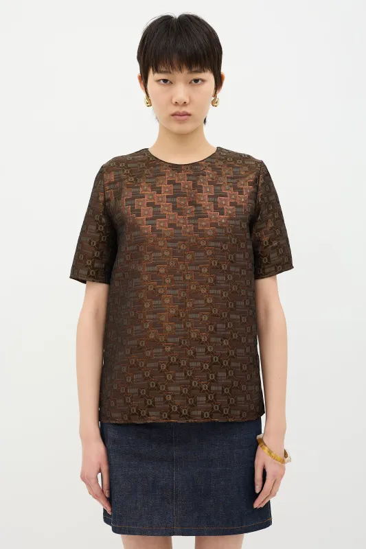 Metallic Jacquard Top made by Marni