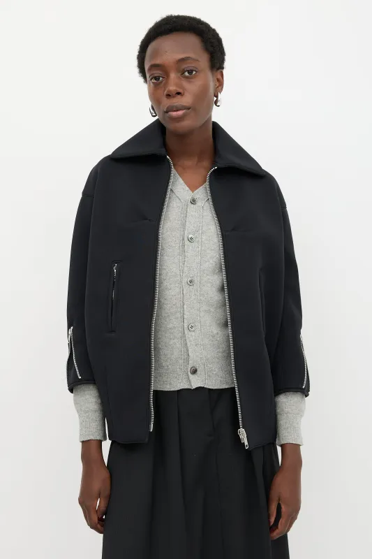 Neoprene Cocoon Jacket made by Junya Watanabe
