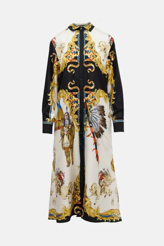 SS 2018 Silk Printed Dress sold by VSP Consignment