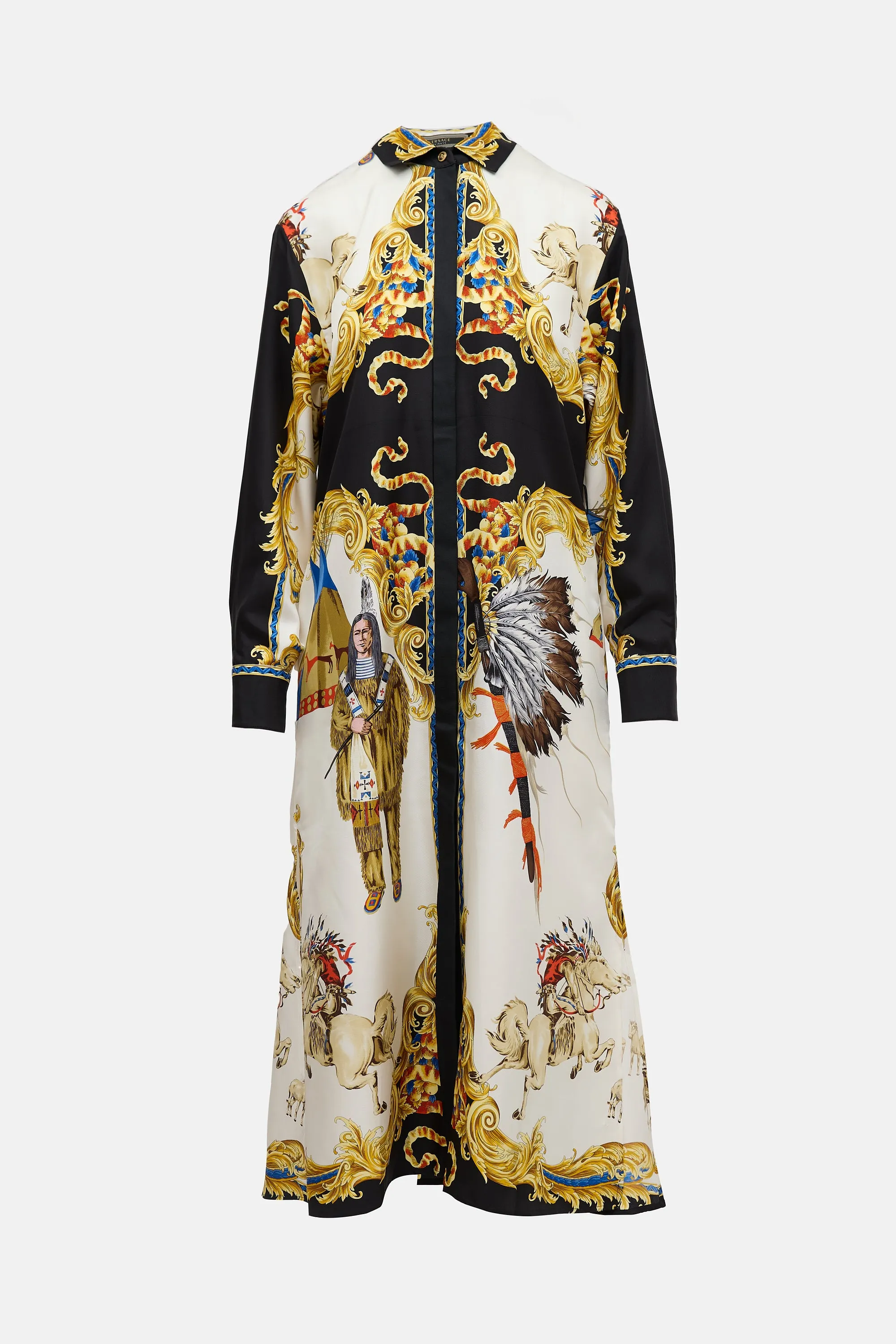 SS 2018 Silk Printed Dress sold by VSP Consignment