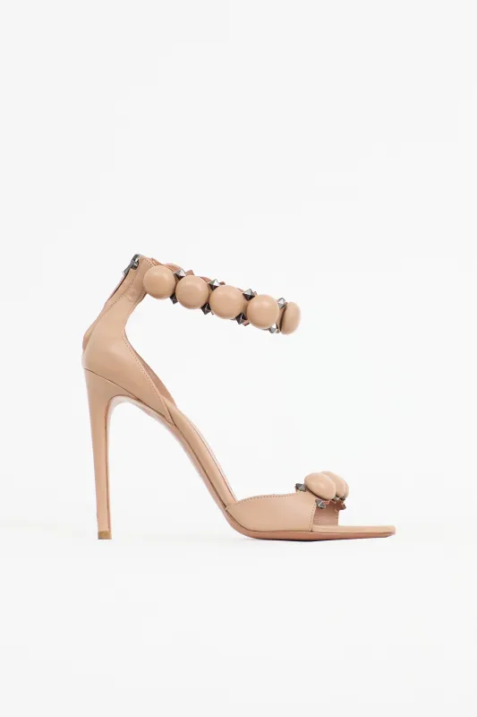 Leather La Bombe Sandal made by Alaia