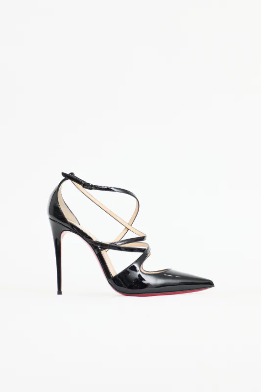 Patent Crossfliketa Pump made by Christian Louboutin