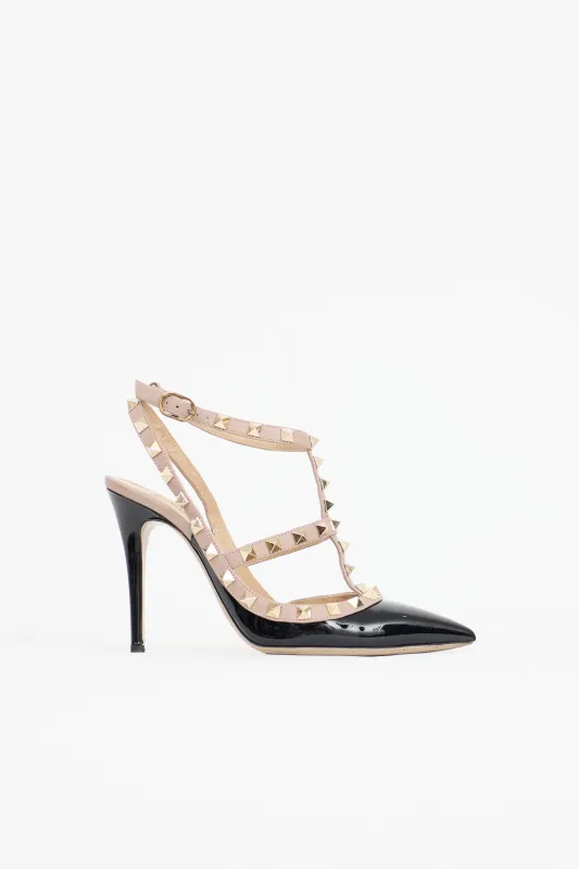 Patent Rockstud Caged Pump sold by VSP Consignment