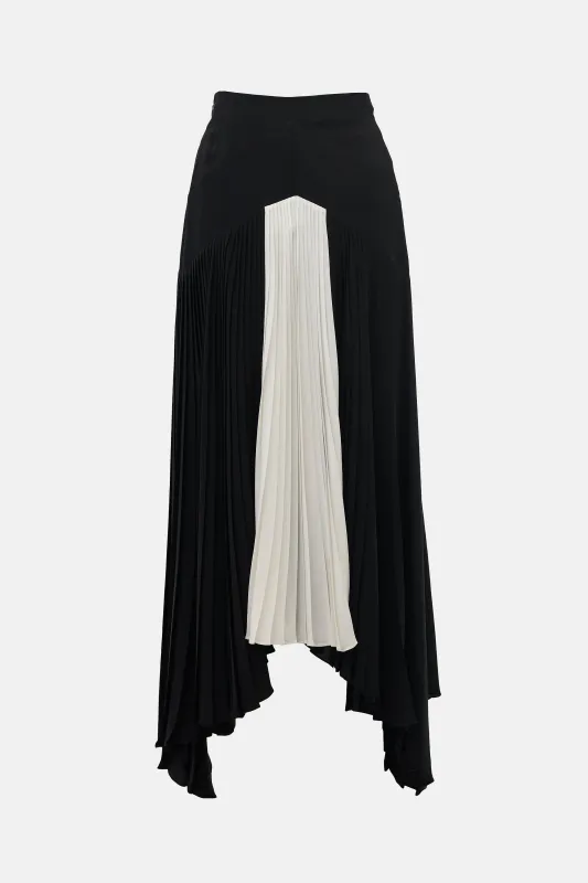 Silk Pleated Skirt made by Givenchy