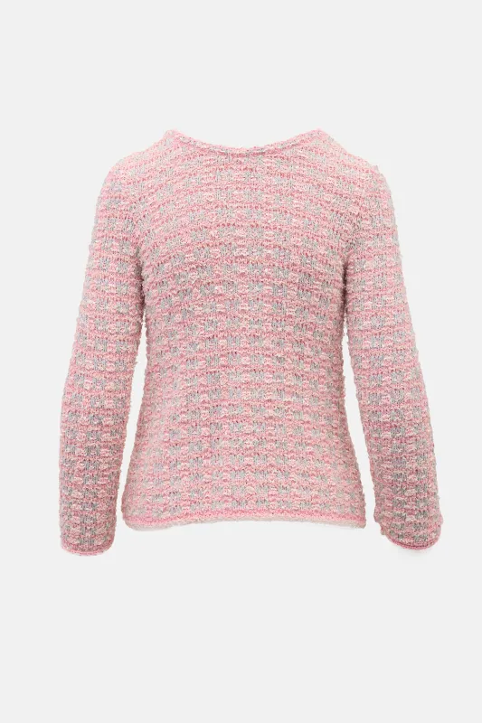 2022 Backward Tweed Cardigan made by Balenciaga