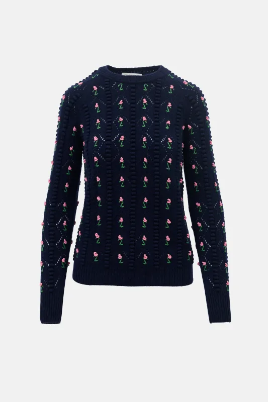 Floral Knit Sweater sold by VSP Consignment