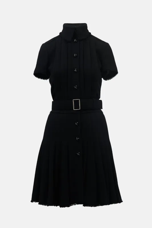 FW 2007 Pleated Belted Dress made by Chanel
