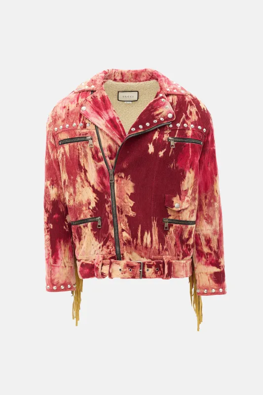 Corduroy Sherpa Biker Jacket sold by VSP Consignment