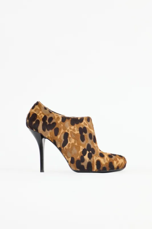 Printed Hair Booties made by Balenciaga