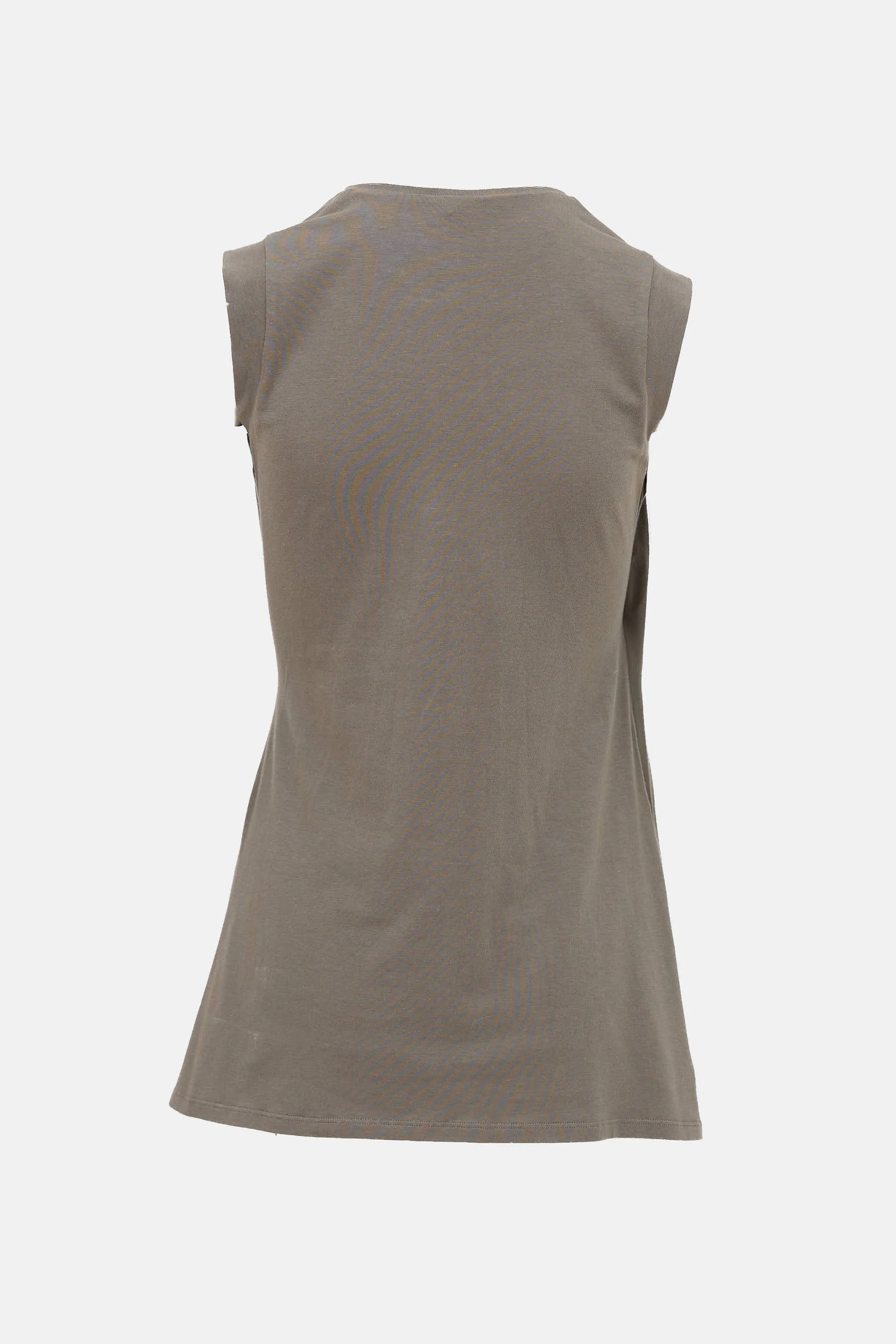 Draped Buckled V-Neck Top sold by VSP Consignment product image thumbnail 2